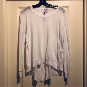 Wilt Asymetric hem long sleeve tee